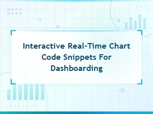 Interactive Real-Time Chart Snippets for Dashboard Design