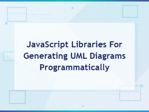 Best Javascript Libraries for Programmatic Uml Diagram Generation